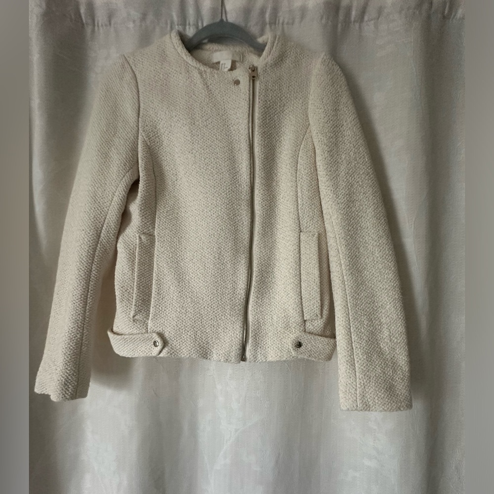 H&M Women’s Zip Up Coat Size 8